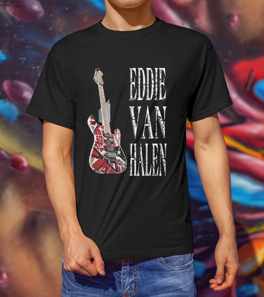 Eddie Van Halen Guitar T-Shirt
