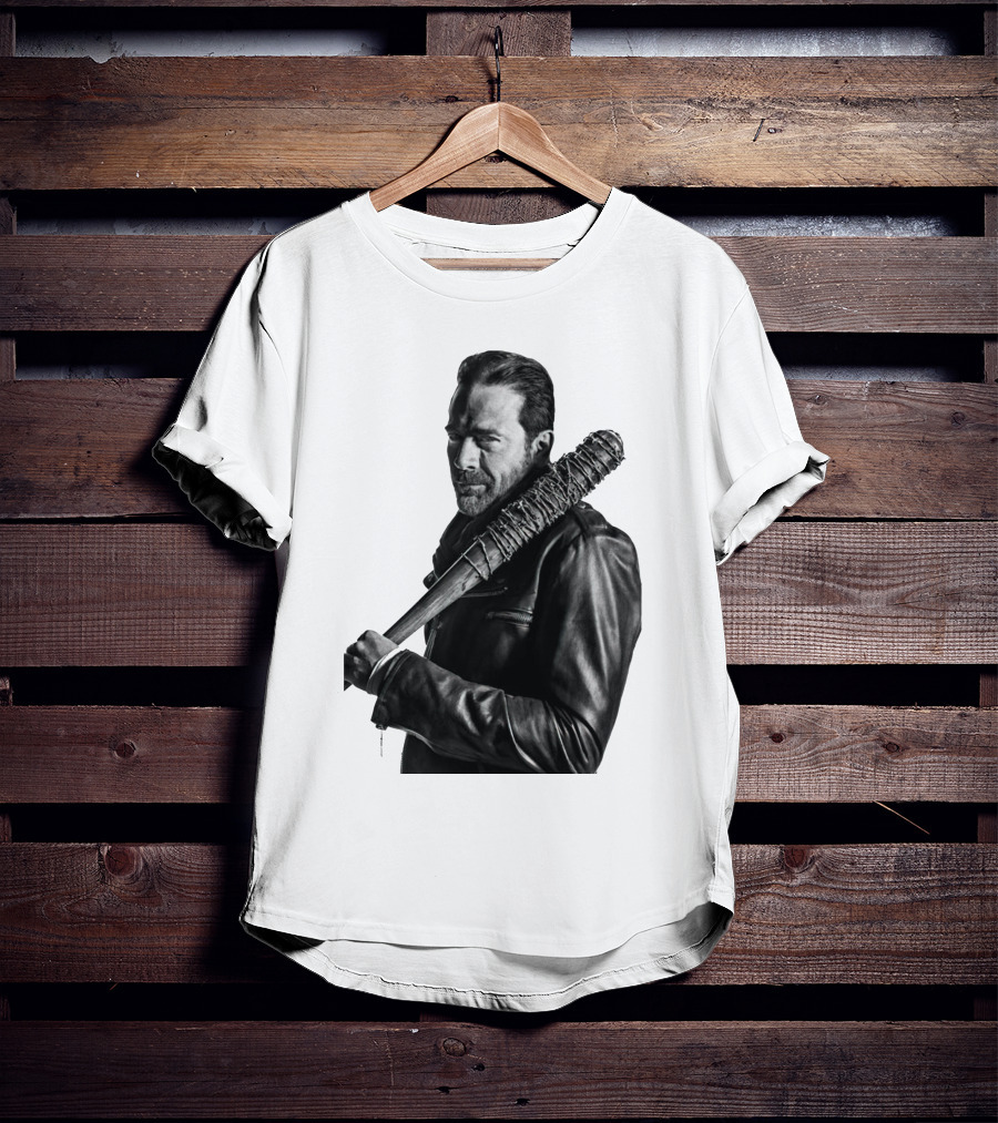 Jeff Negan Walking Dead Lucille Bat Iconic Image T-Shirt