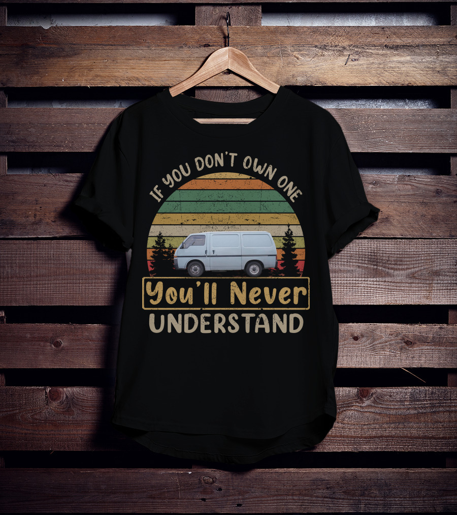 If You Don't Own One You'll Never Understand Bedford Midi2 Van Vintage Stripes T-Shirt
