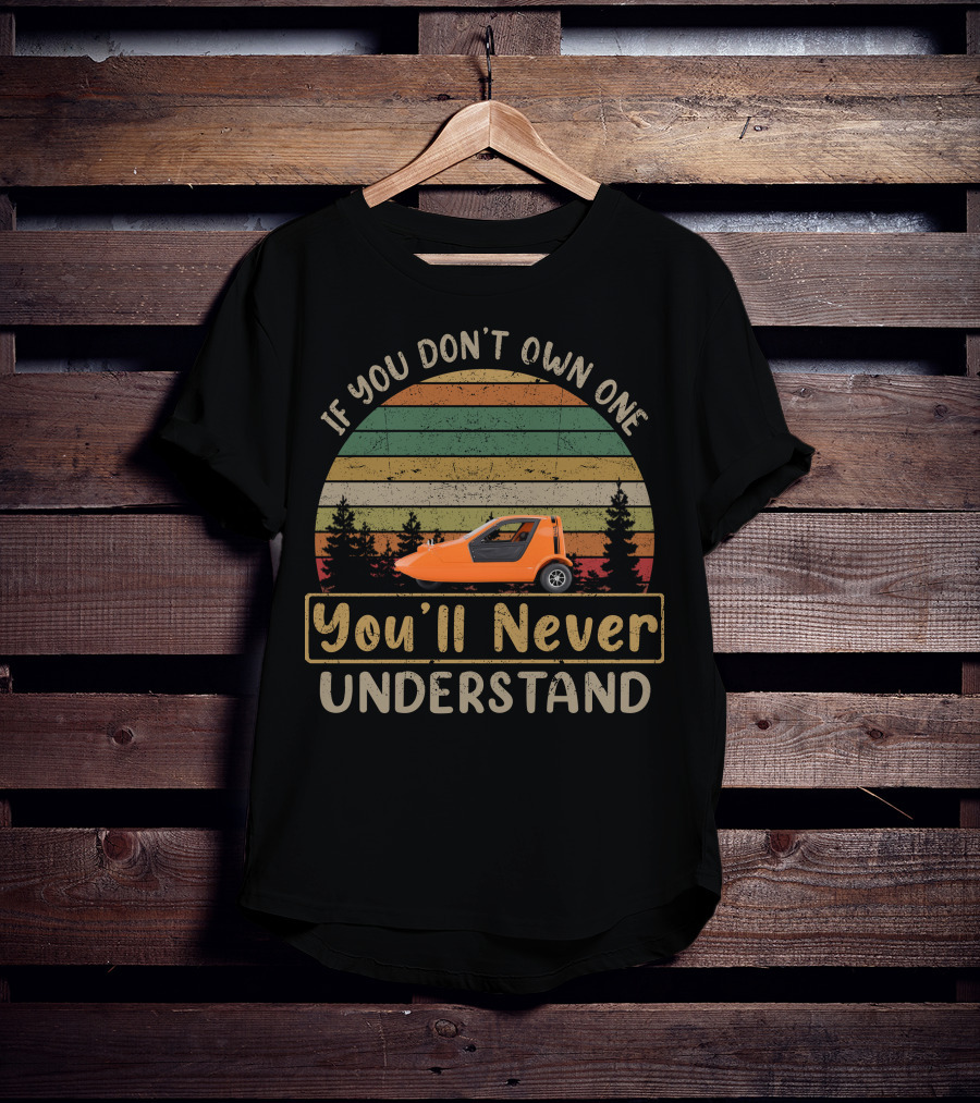 If You Don't Own One You'll Never Understand Bond Bug Vintage Sunset T-Shirt