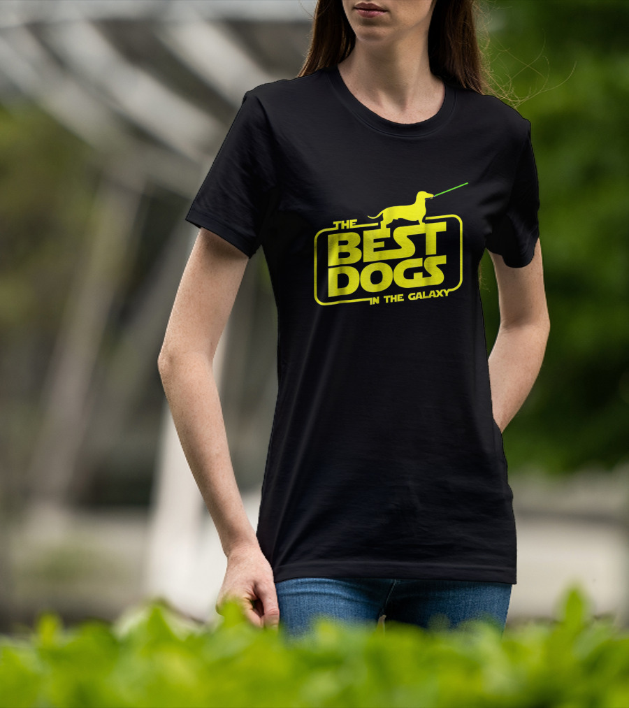 Best Dogs In The Galaxy Dachshund Star Wars T-Shirt