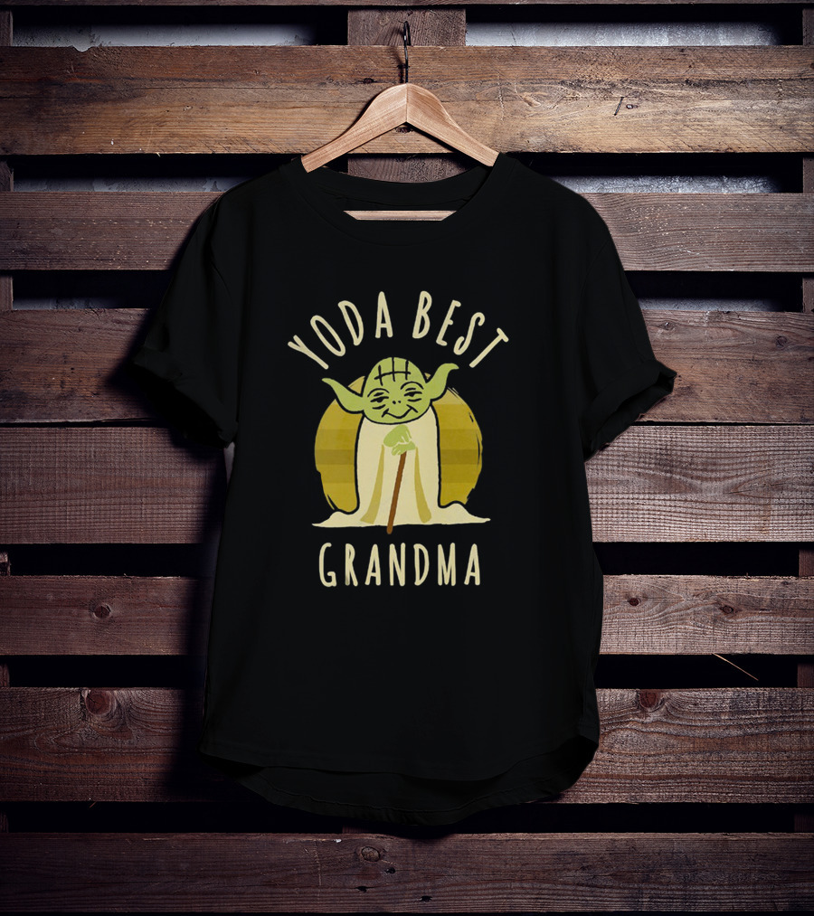 Yoda Best Grandma Star Wars T-Shirt