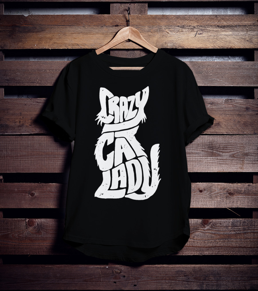 Crazy Cat Lady Kitty Kitten Funny Cats Meme T-Shirt
