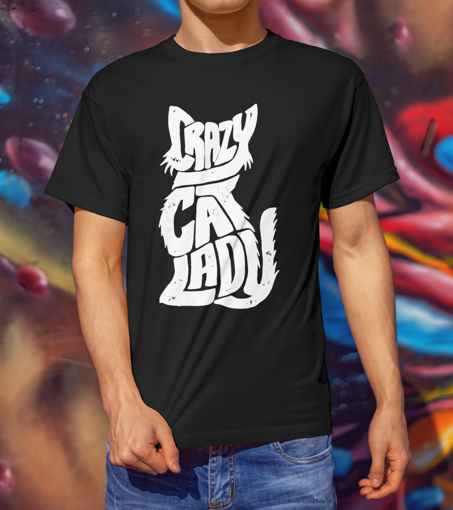 Crazy Cat Lady Kitty Kitten Funny Cats Meme T-Shirt