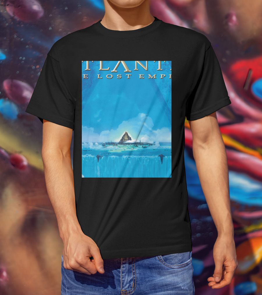 Atlantis The Lost Empire Disney Movie Scene Fade T-Shirt
