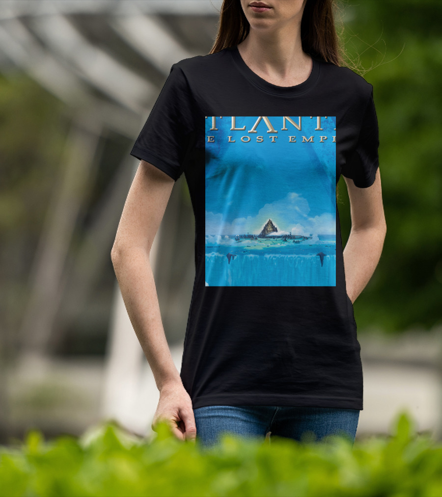 Atlantis The Lost Empire Disney Movie Scene Fade T-Shirt
