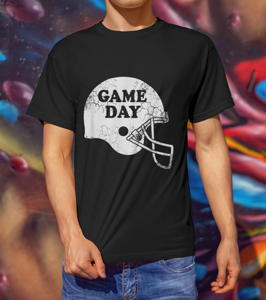 Game Day Football Helmet T-Shirt