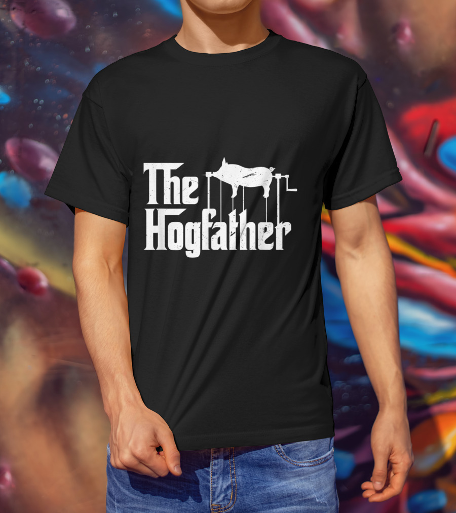 The Hogfather Barbecue Chef Funny BBQ Grill Master Godfather T-Shirt