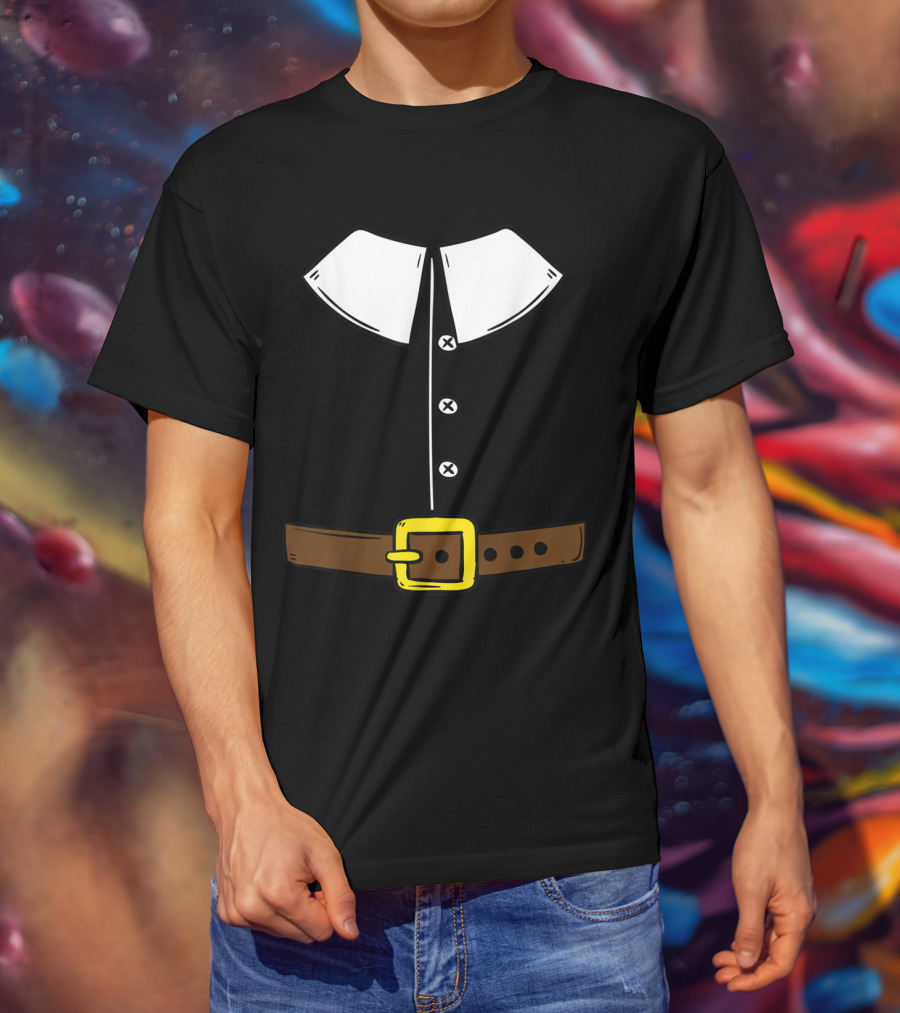 Funny Thanksgiving Pilgrim Costume T-Shirt