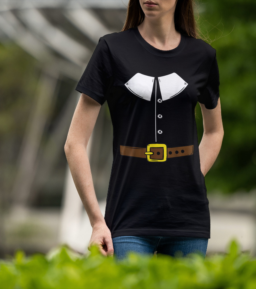 Funny Thanksgiving Pilgrim Costume T-Shirt