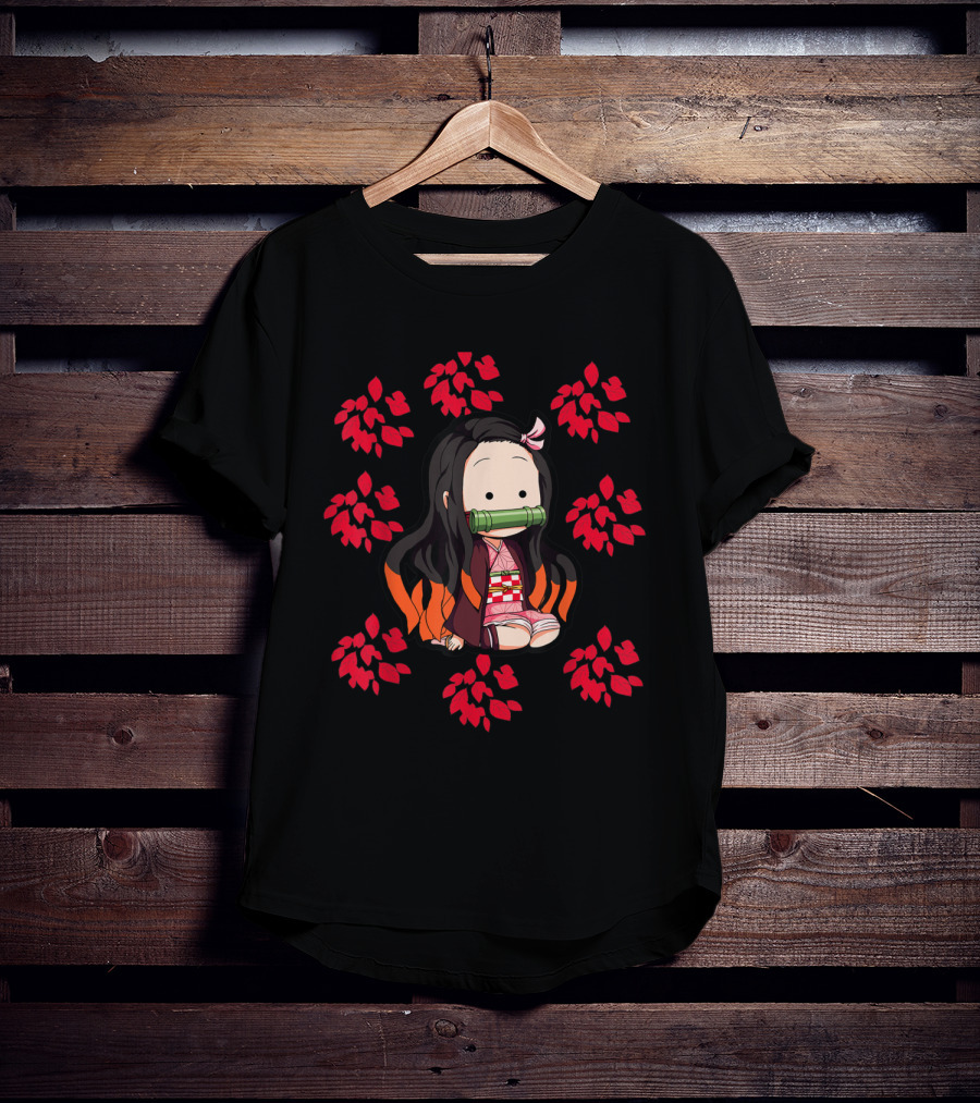 Kawaii Cute Nezuko Slayer Demon Anime Kanjiro T-Shirt