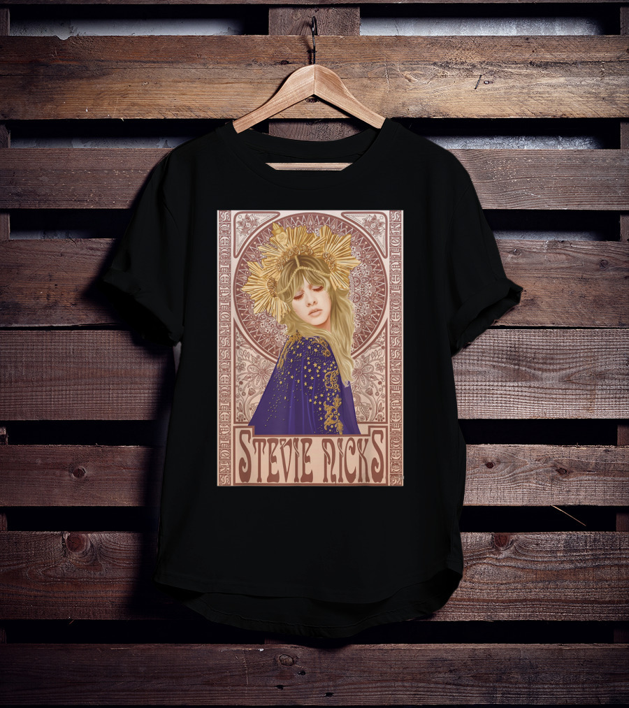 Stevie Nicks Vintage Art Nouveau Style Lady Legend T-Shirt