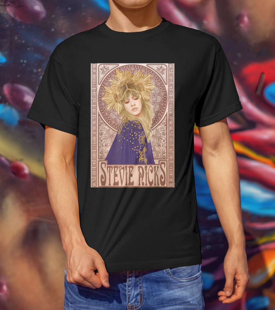 Stevie Nicks Vintage Art Nouveau Style Lady Legend T-Shirt