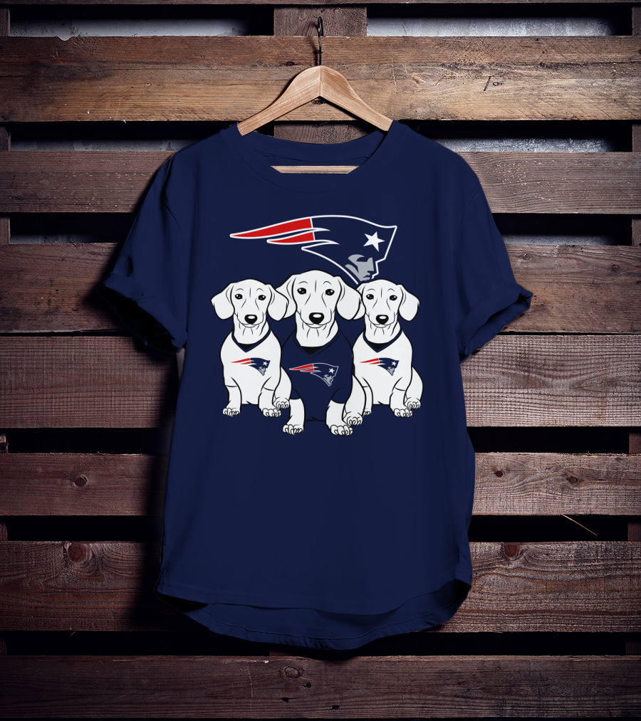 Patriots Dachshund Trio T-Shirt