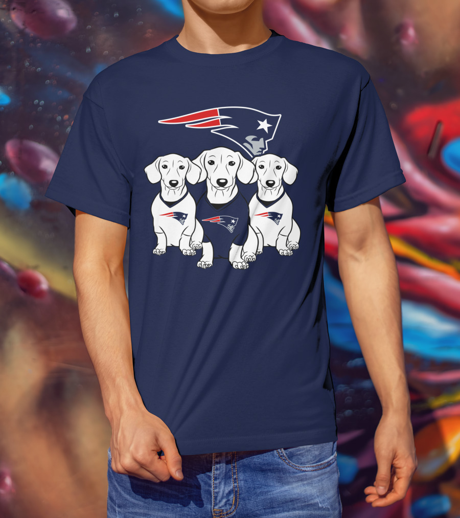 Patriots Dachshund Trio T-Shirt