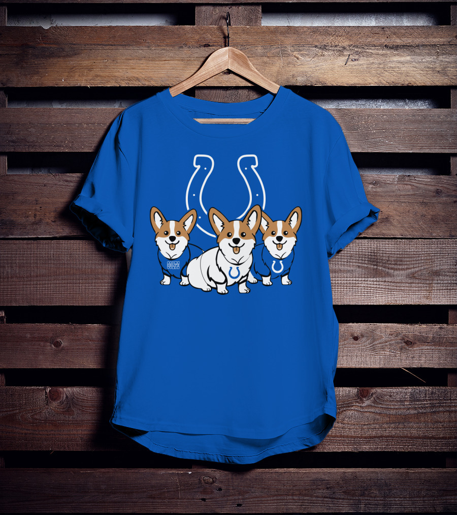 Indianapolis Colts Corgi T-Shirt