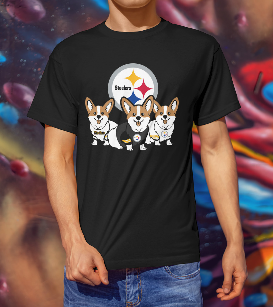 Steelers CorgiTrio T-Shirt
