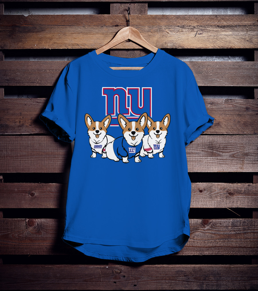 New York Giants Corgi T-Shirt