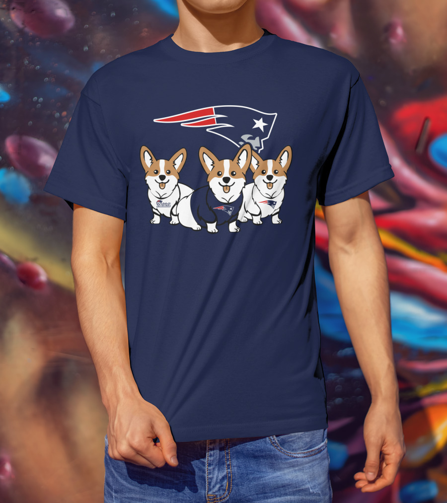 Patriots Corgi T-Shirt
