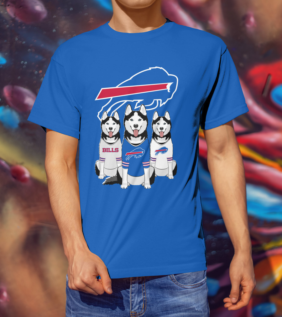 Bills Buffalo Husky Trio T-Shirt