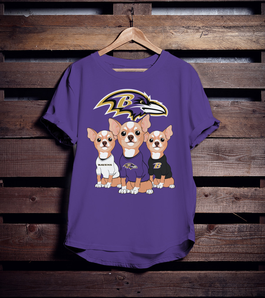 Ravens Chihuahua T-Shirt