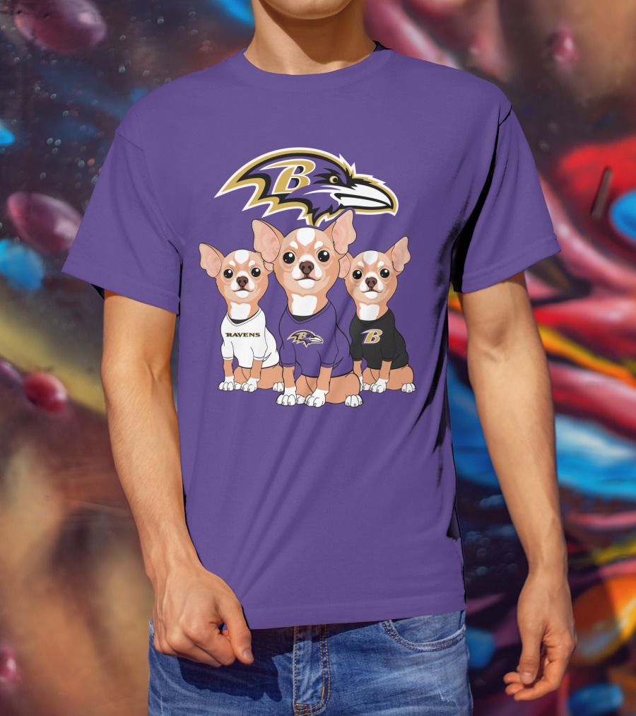 Ravens Chihuahua T-Shirt