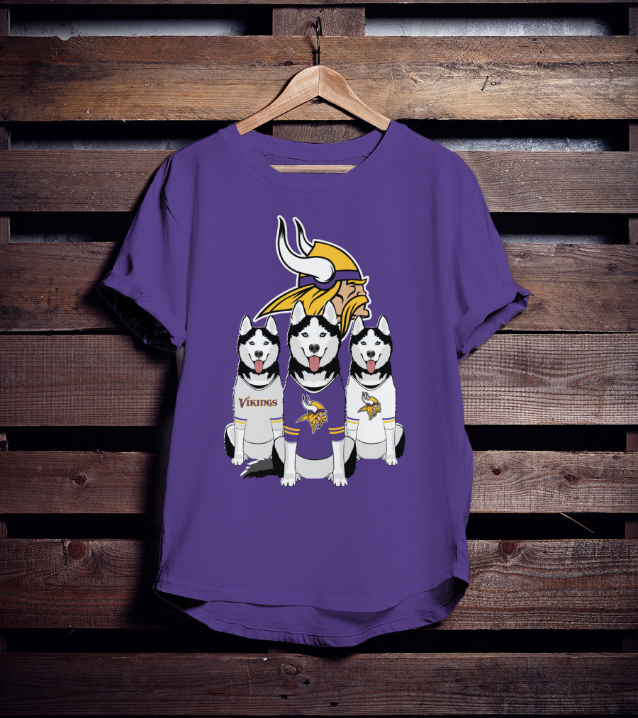 Minnesota Vikings Husky Trio T-Shirt