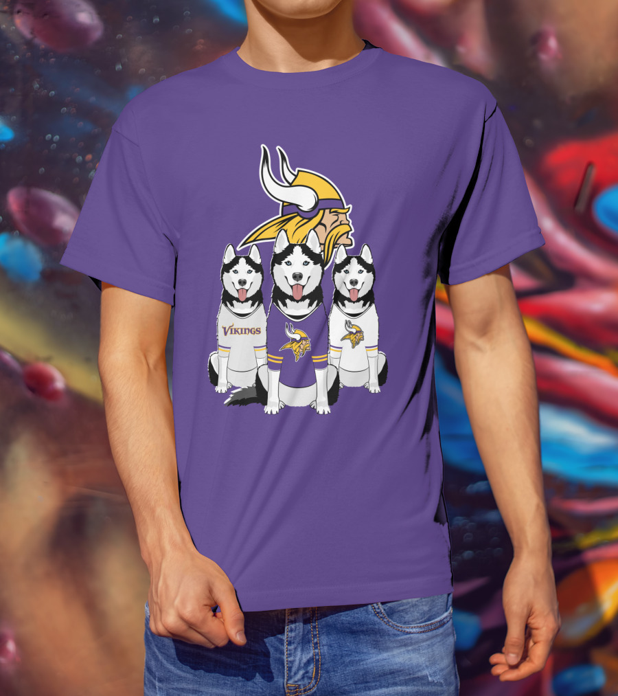 Minnesota Vikings Husky Trio T-Shirt
