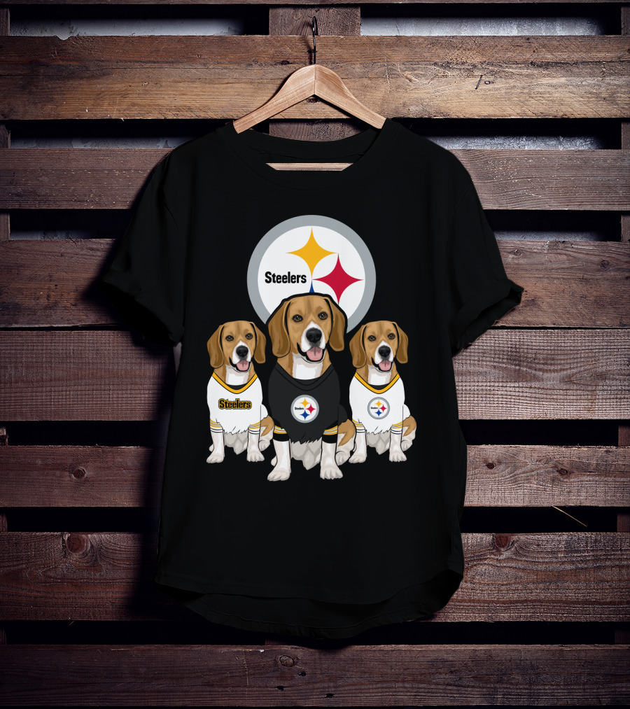 Steelers Beagle Trio T-Shirt