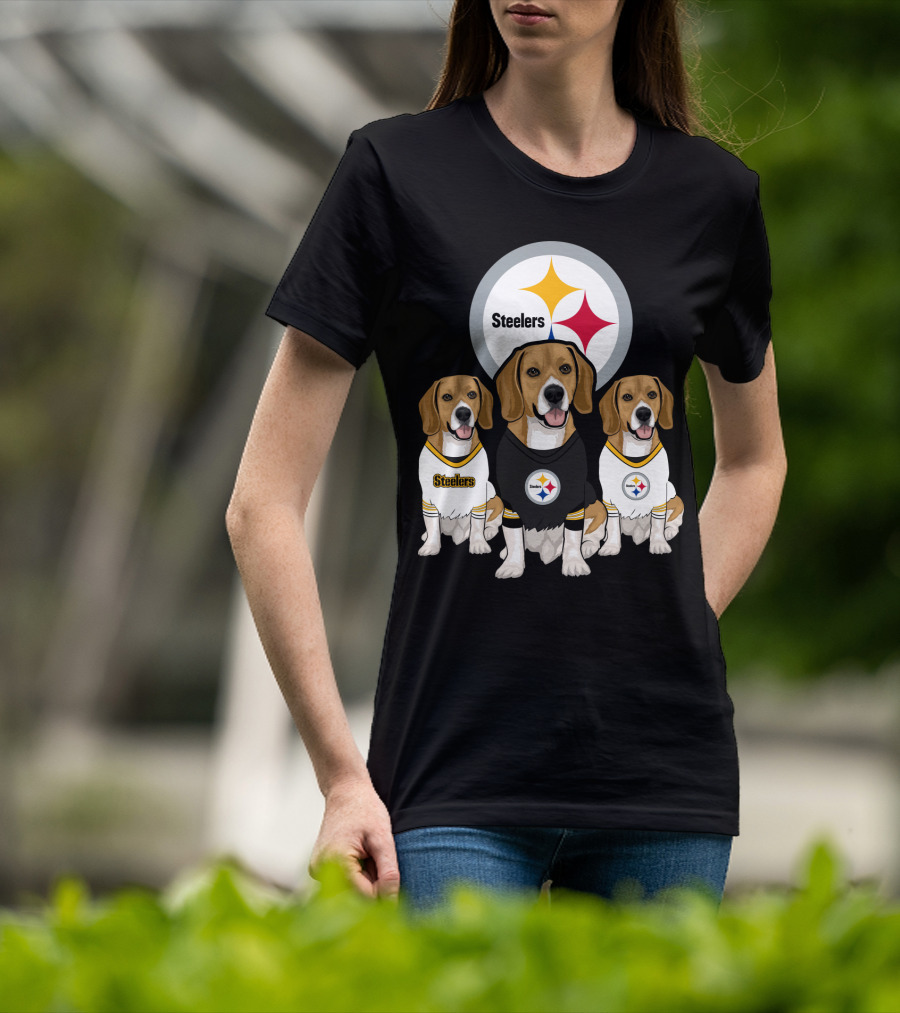 Steelers Beagle Trio T-Shirt
