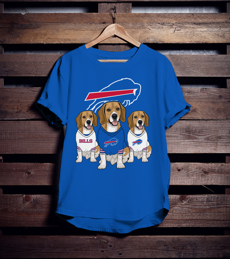 Buffalo Bills Beagle Trio T-Shirt
