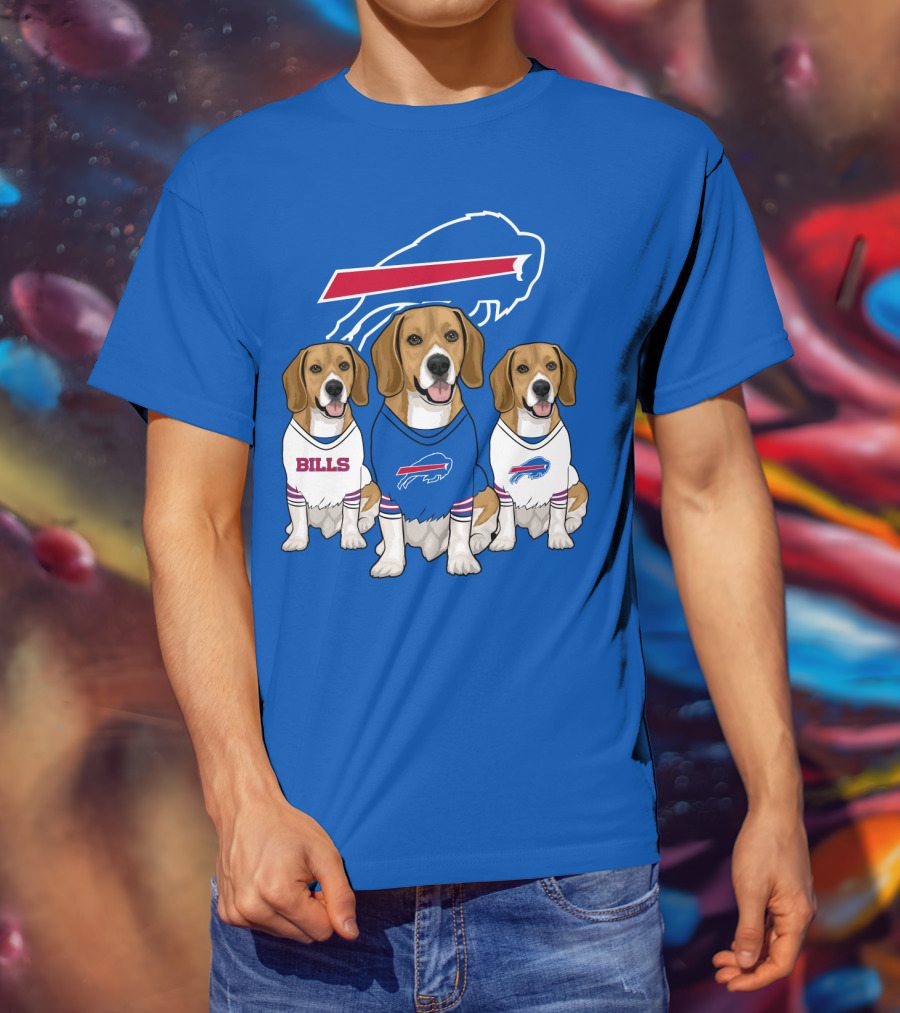 Buffalo Bills Beagle Trio T-Shirt