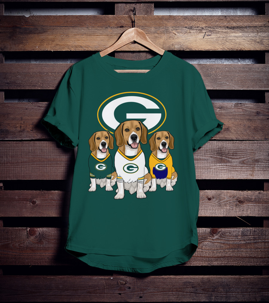 Packers Beagle Dog T-Shirt