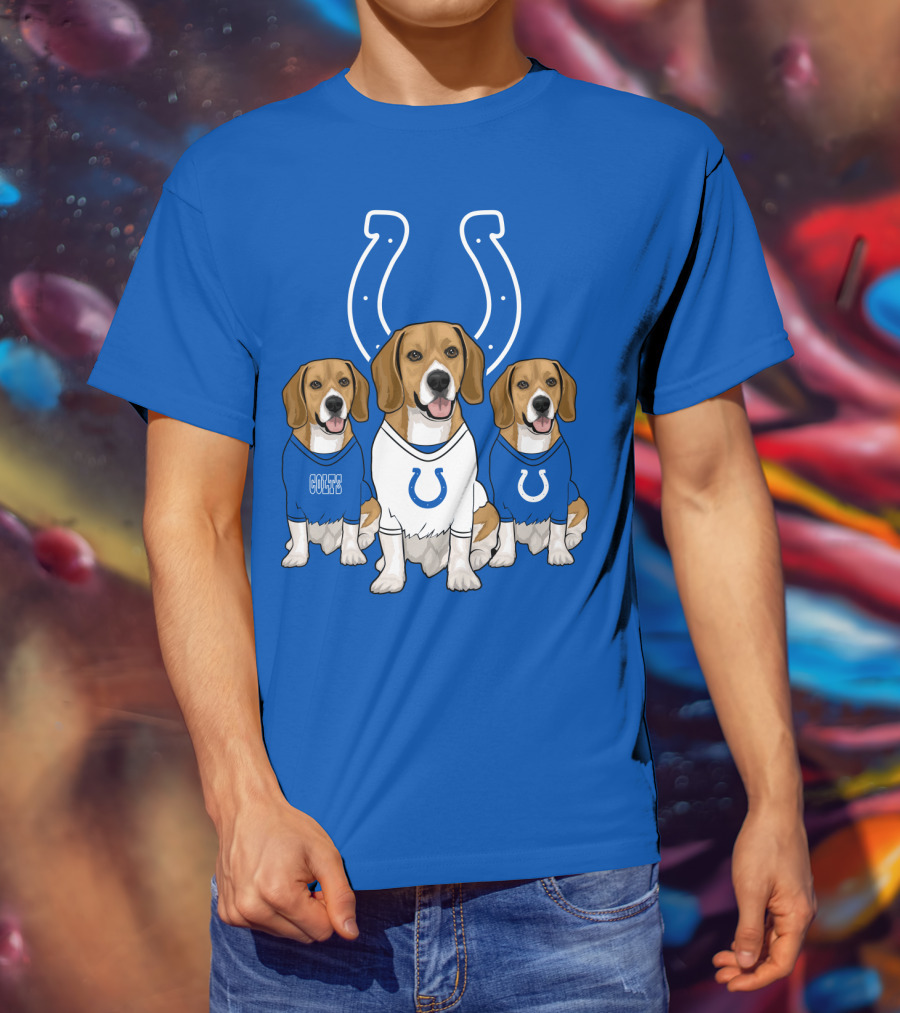Indianapolis Colts Beagle Trio T-Shirt