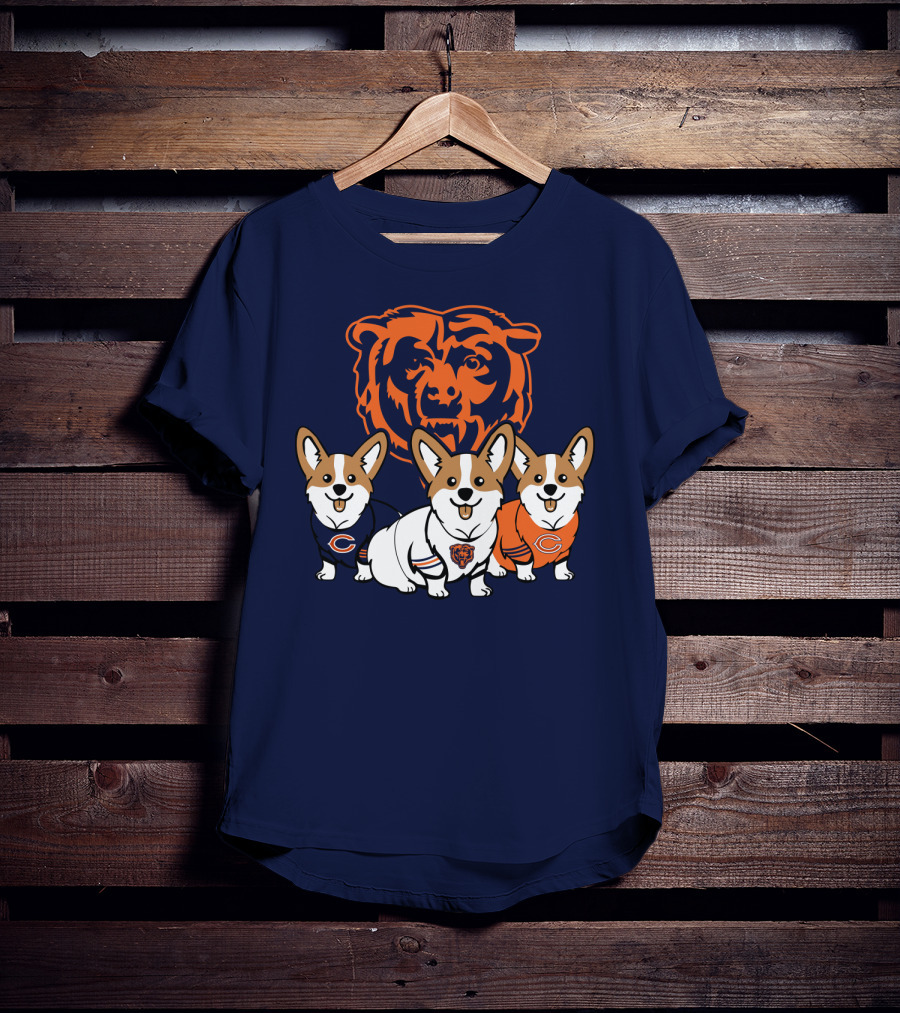 Chicago Bears Corgi T-Shirt