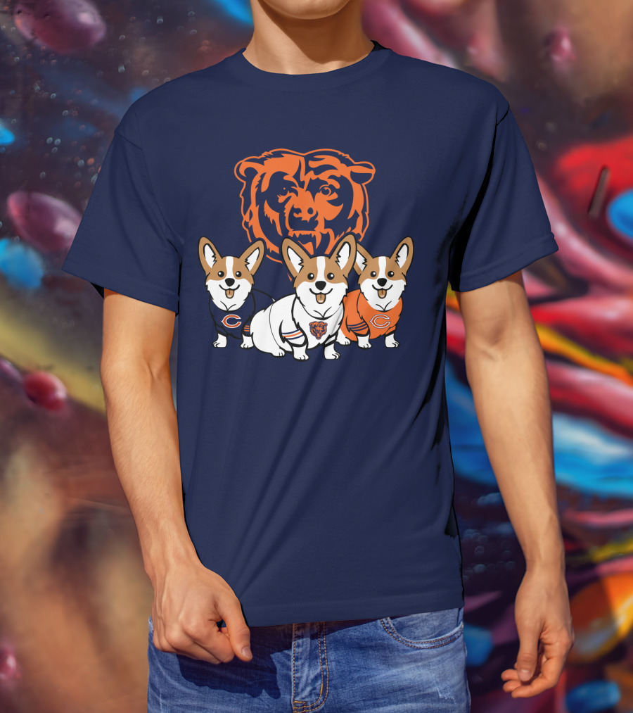 Chicago Bears Corgi T-Shirt