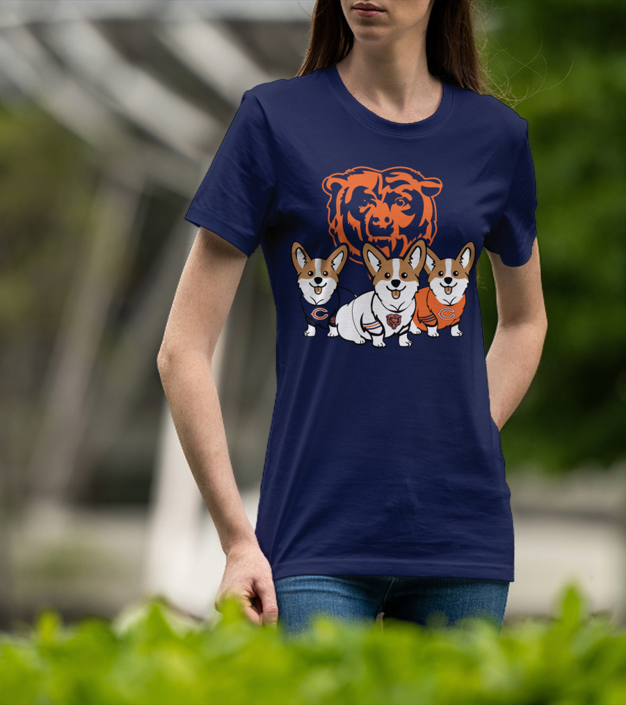 Chicago Bears Corgi T-Shirt