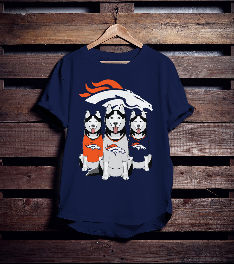 Denver Broncos Husky Trio T-Shirt