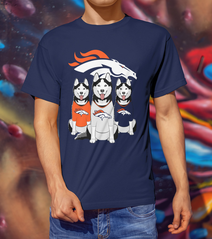Denver Broncos Husky Trio T-Shirt