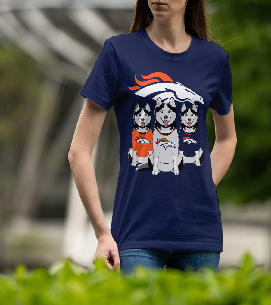 Denver Broncos Husky Trio T-Shirt