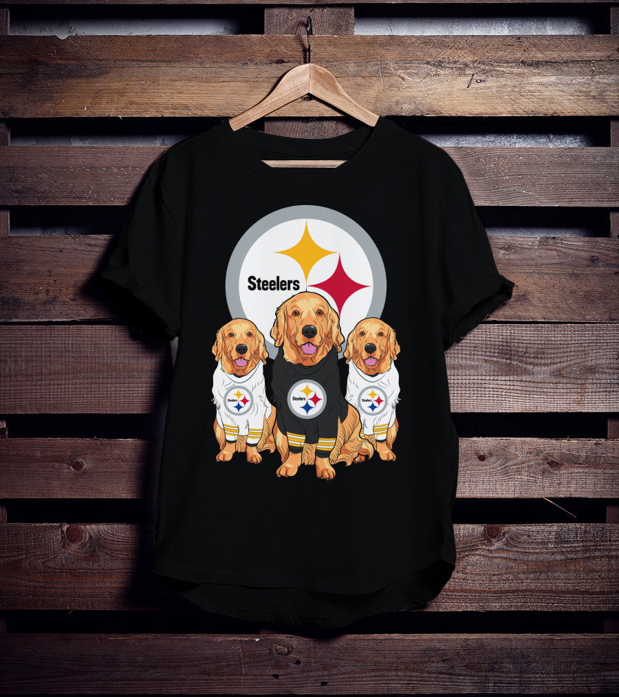Steelers Golden Retrievers T-Shirt