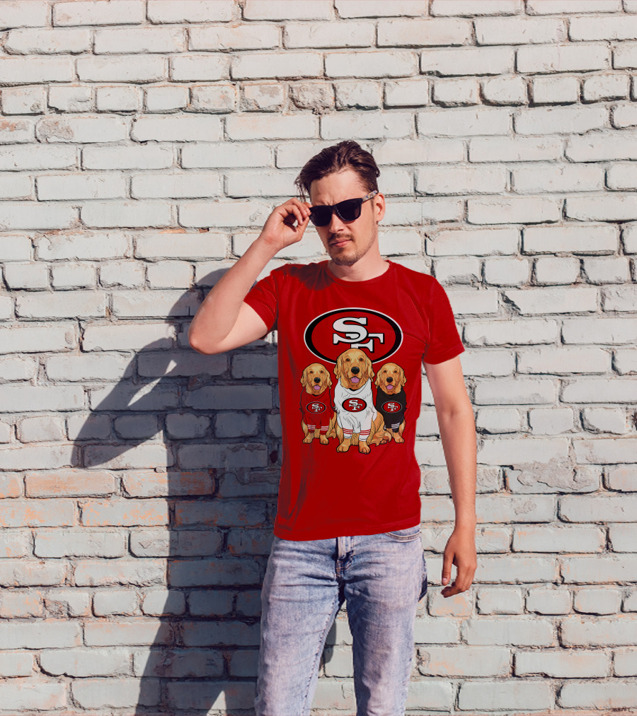 San Francisco 49ers Golden Retrievers T-Shirt
