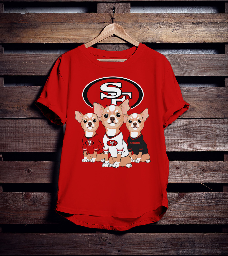 San Francisco 49ers Chihuahua T-Shirt