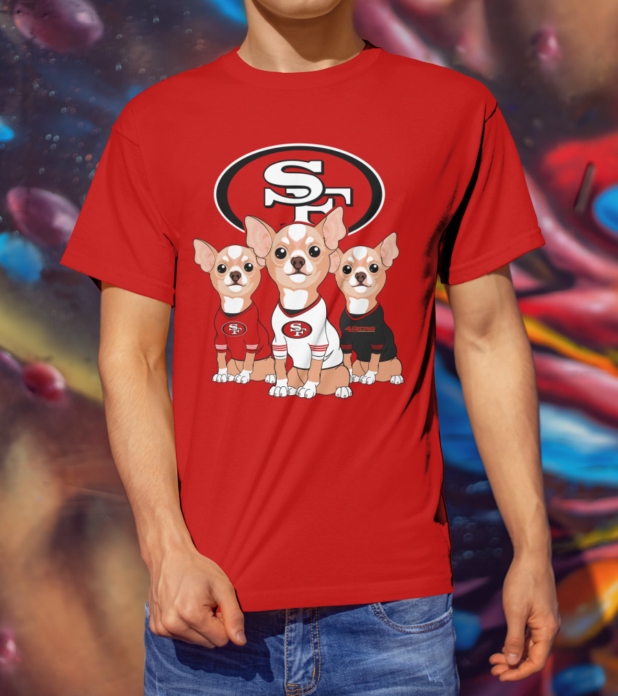 San Francisco 49ers Chihuahua T-Shirt