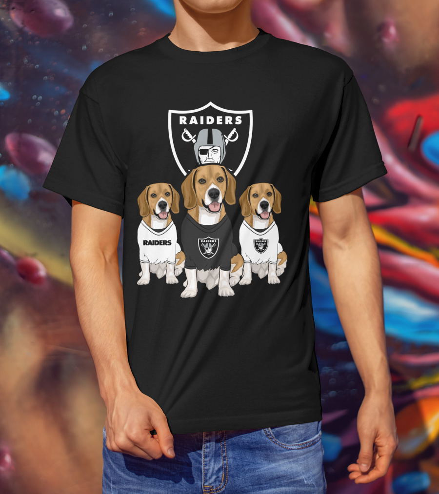 Las Vegas Raiders Beagles T-Shirt