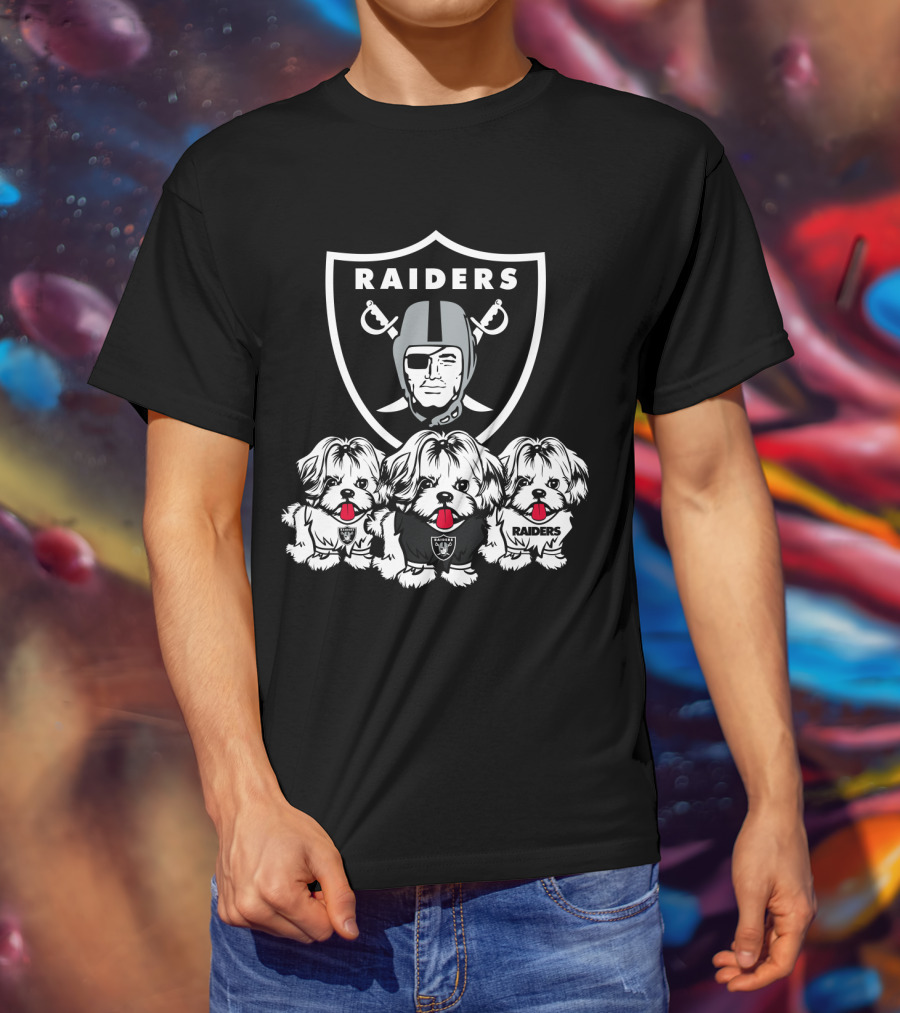 Raiders Shih Tzu T-Shirt