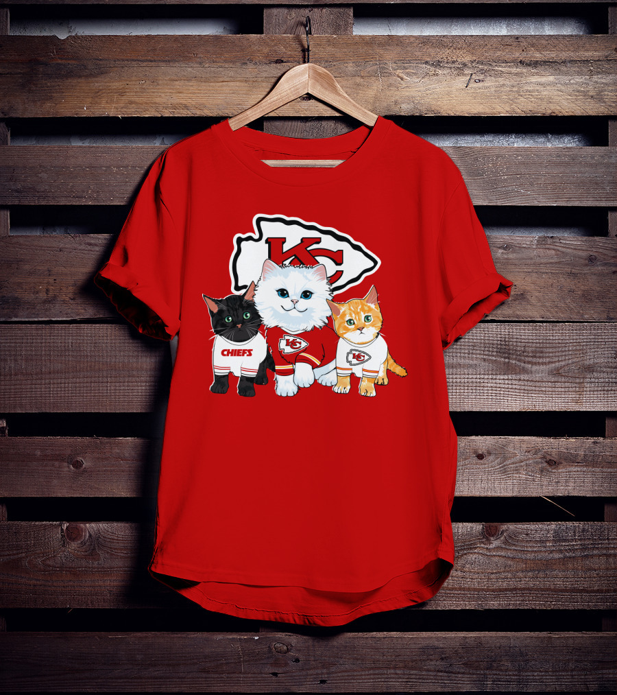 Kc Chiefs Cats T-Shirt