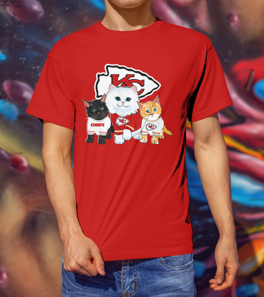 Kc Chiefs Cats T-Shirt