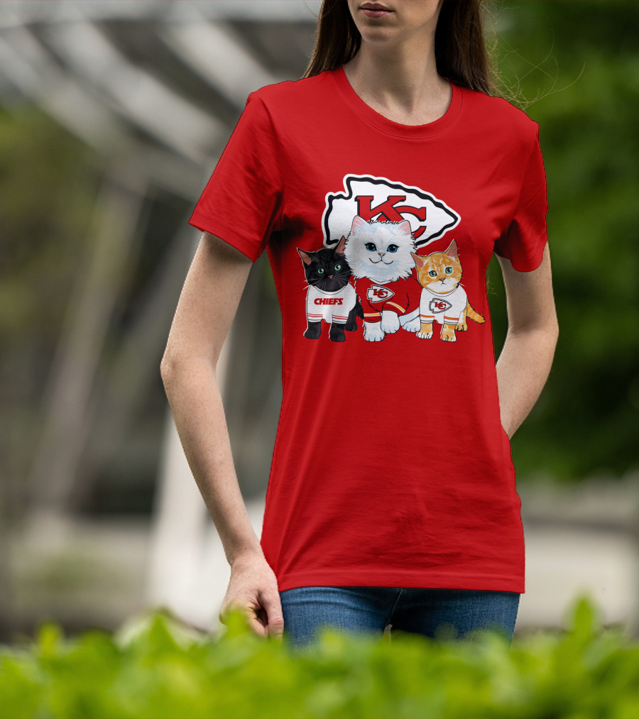 Kc Chiefs Cats T-Shirt