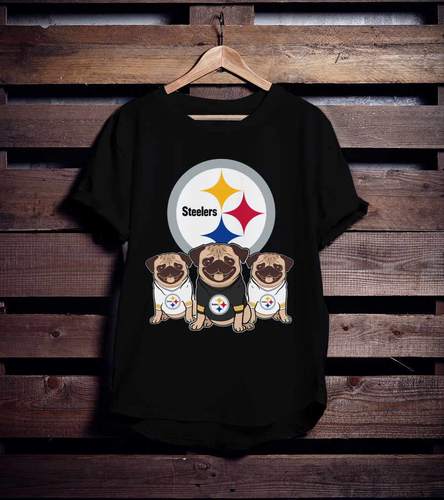 Steelers Pug T-Shirt